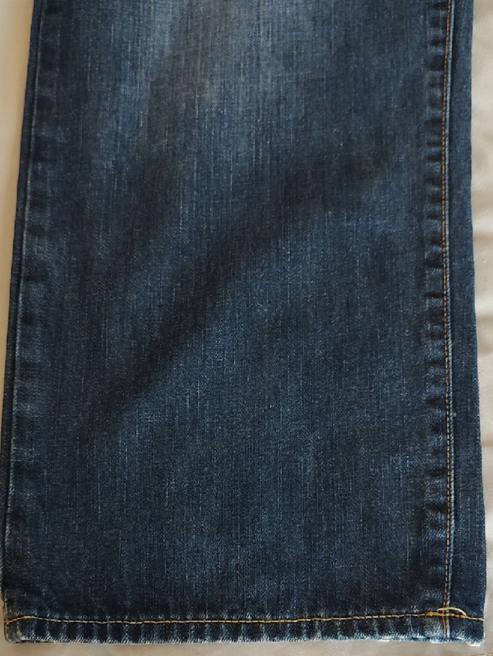 American Eagle Outfitters Men's Dark Blue Slim Straight Jeans - Picture 5 of 10